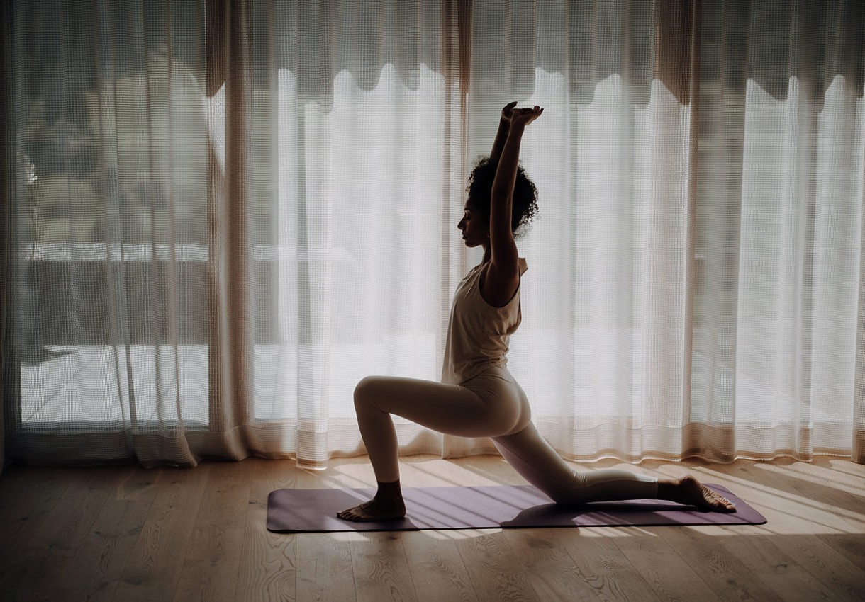 Bewegungsraum mit Yoga Matten im Hotel Dorfer – Entspannte Momente im Urlaub