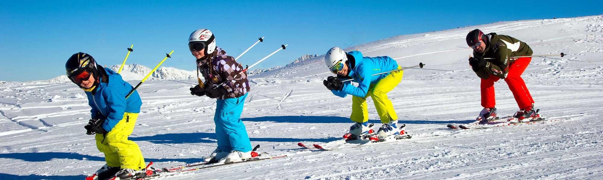 Skifahren im Familienurlaub © www.grossarltal.info